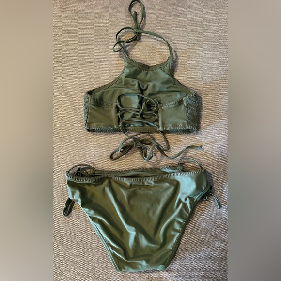Xhileration Olive Green Bikini Set - Picture 6 of 8
